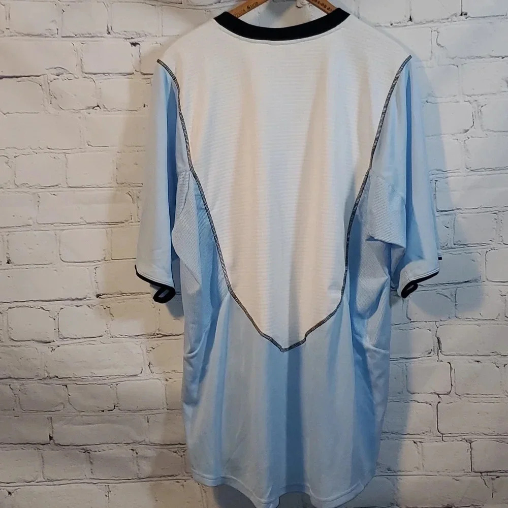 Nike Tennis RF Federer 2005 Sphere React Light Blue Shirt Size XL - Picture 7 of 9